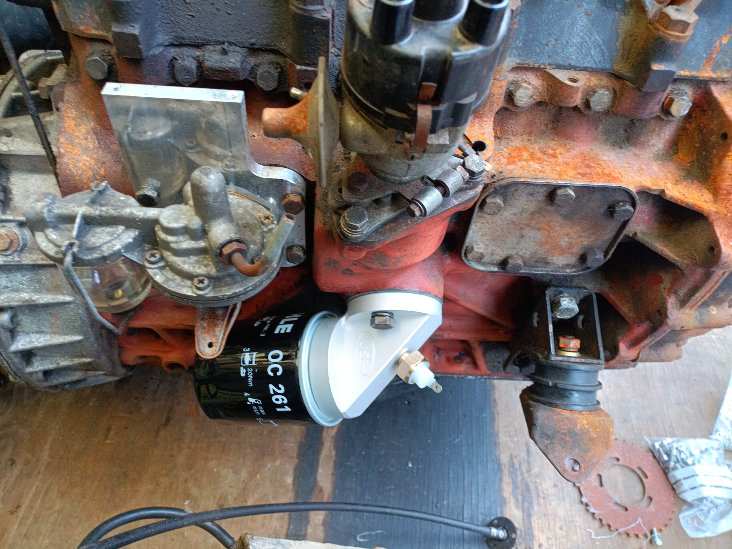 Series 2a/ 3 Spin on oil filter Conversion kit - Image 6